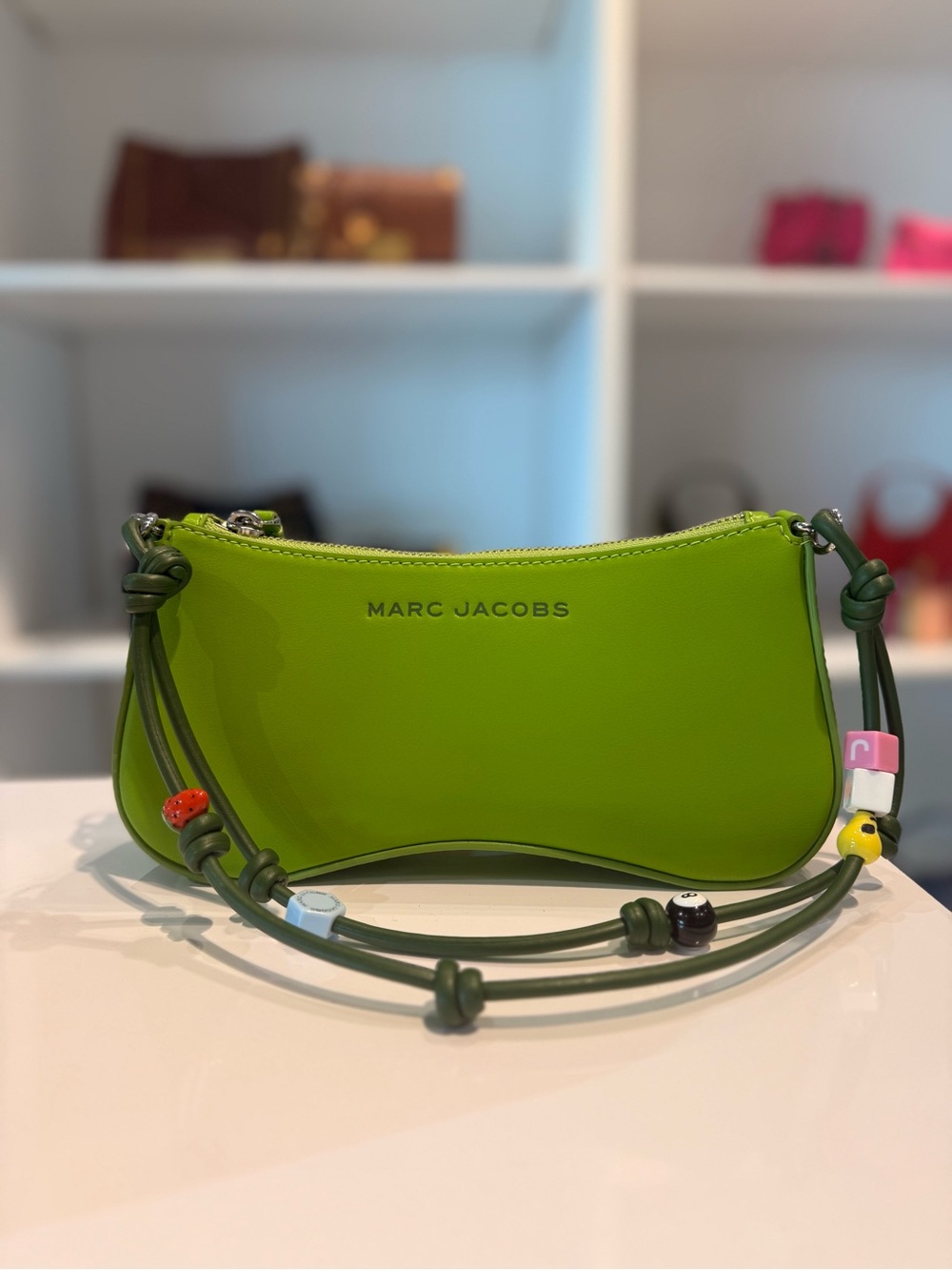 NWT Marc Jacobs lucky charm collection shoulder bag- key lime